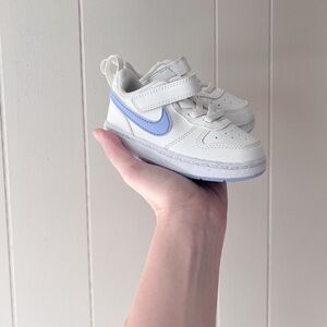 Nike Court Borough Recraft Shoes - White and Purple